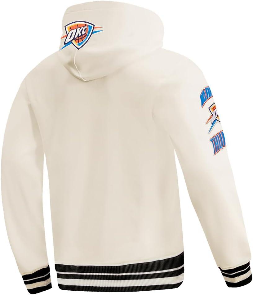 imagePro Standard Mens NBA Retro Classics Pull Over HoodieEggshell Black