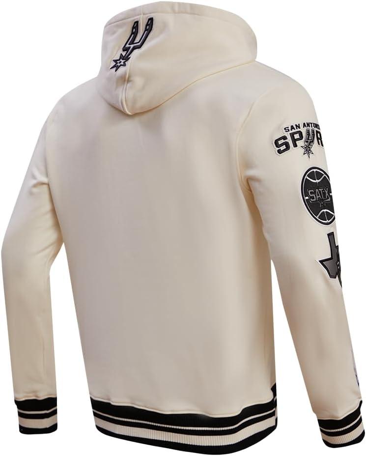 imagePro Standard Mens NBA Retro Classics Pull Over HoodieEggshell Black