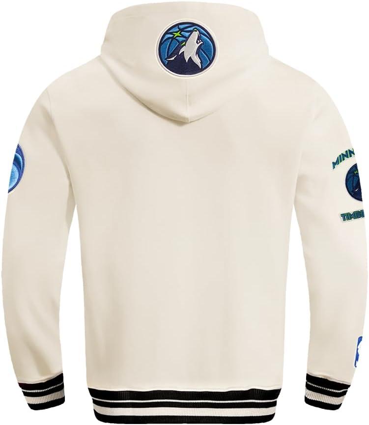 imagePro Standard Mens NBA Retro Classics Pull Over HoodieEggshell Midnight Navy