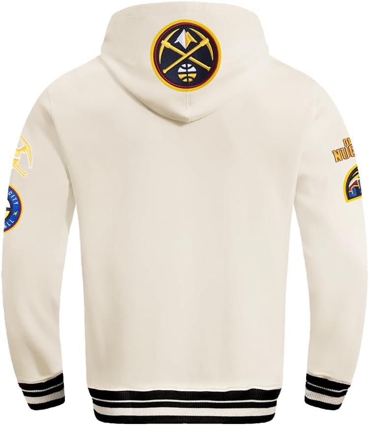 imagePro Standard Mens NBA Retro Classics Pull Over HoodieEggshell Midnight Navy
