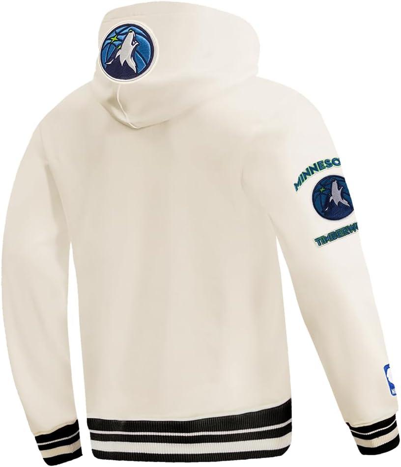 imagePro Standard Mens NBA Retro Classics Pull Over HoodieEggshell Midnight Navy
