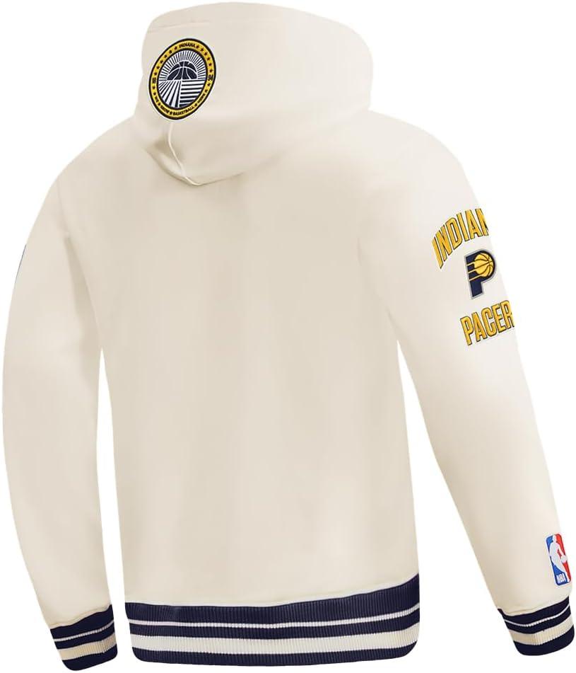 imagePro Standard Mens NBA Retro Classics Pull Over HoodieEggshell Midnight Navy