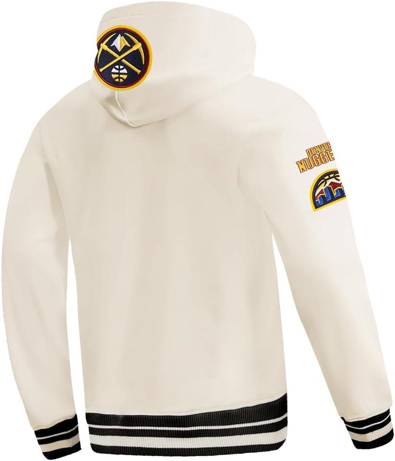 imagePro Standard Mens NBA Retro Classics Pull Over HoodieEggshell Midnight Navy