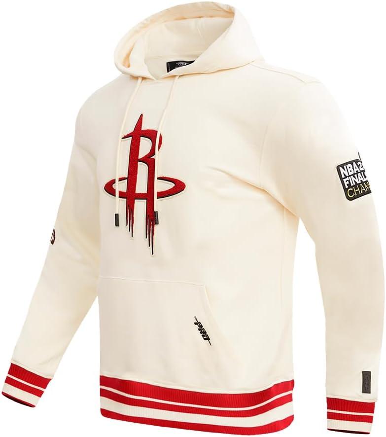 imagePro Standard Mens NBA Retro Classics Pull Over HoodieEggshell Red