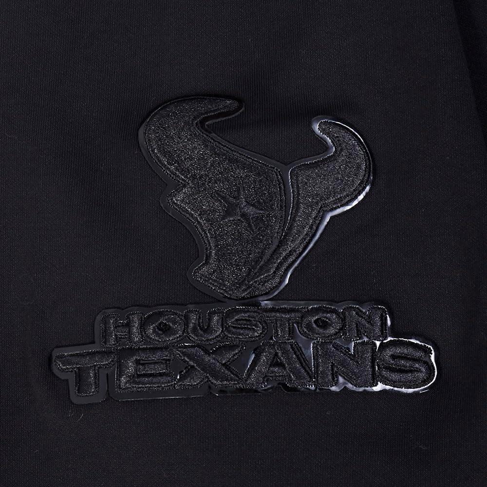 imagePro Standard Mens NFL Classic Triple Black Cotton Double Knit Full Zip HoodieBlack