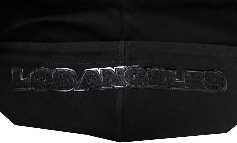 imagePro Standard Mens NFL Classic Triple Black Cotton Double Knit Full Zip HoodieBlack