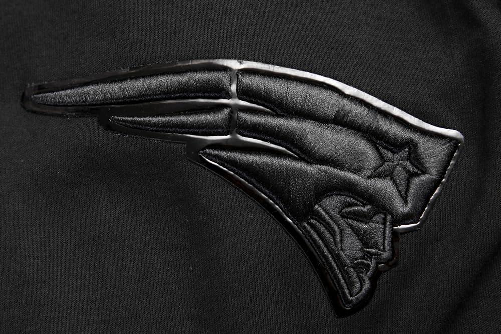 imagePro Standard Mens NFL Classic Triple Black Cotton Double Knit Full Zip HoodieBlack
