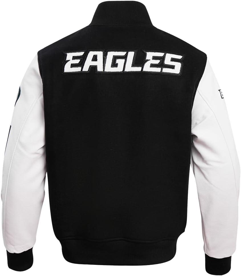 imagePro Standard Mens NFL Classic Varsity JacketBlack