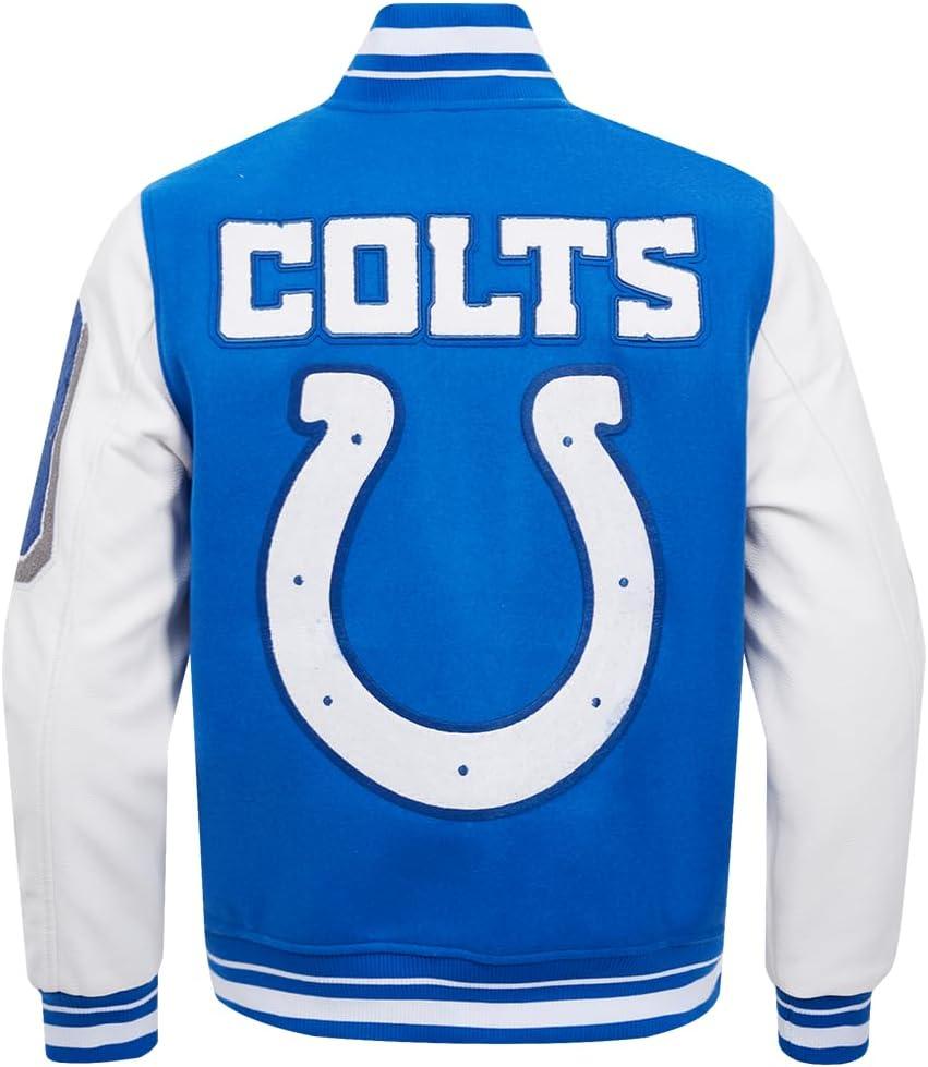 imagePro Standard Mens NFL Classic Varsity JacketBlue