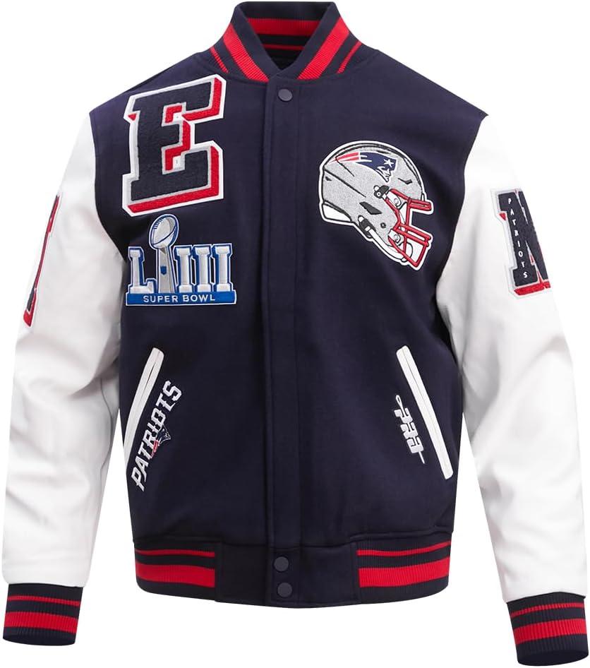 imagePro Standard Mens NFL Mash Up Varsity JacketBlue