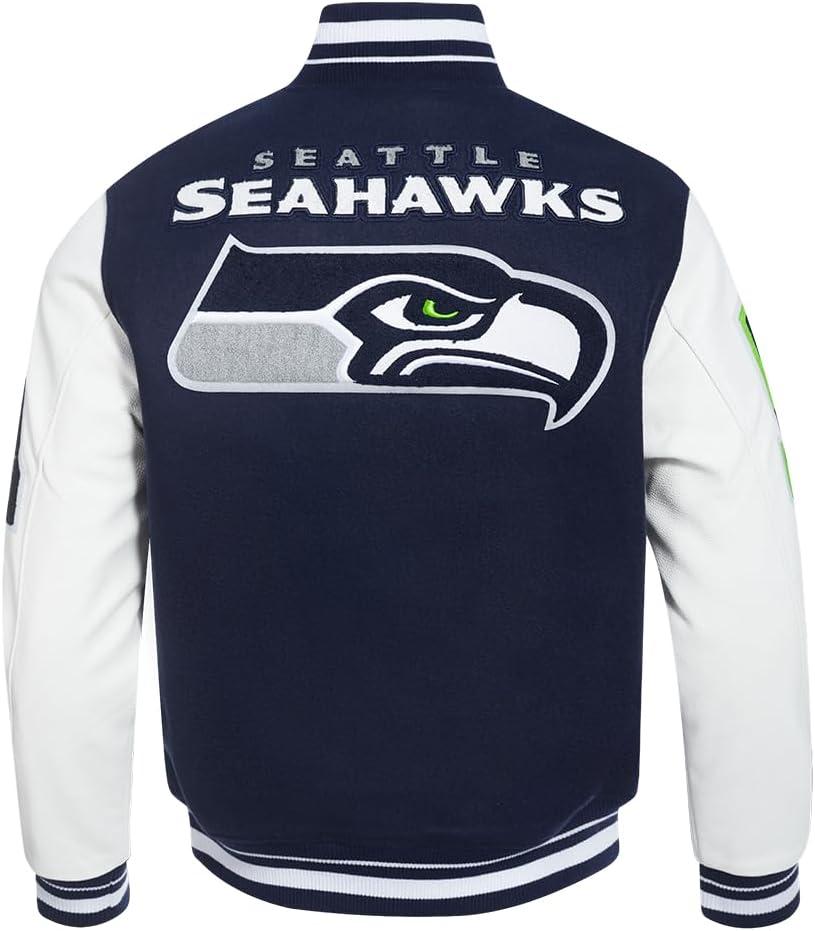 imagePro Standard Mens NFL Mash Up Varsity JacketBlue