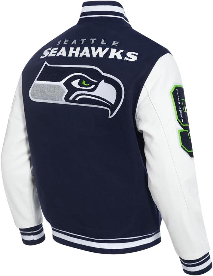 imagePro Standard Mens NFL Mash Up Varsity JacketBlue