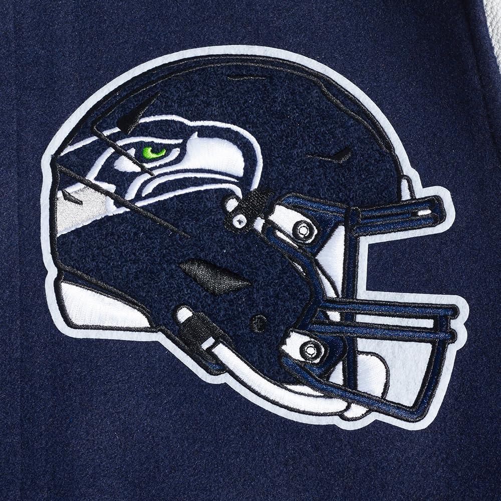 imagePro Standard Mens NFL Mash Up Varsity JacketBlue