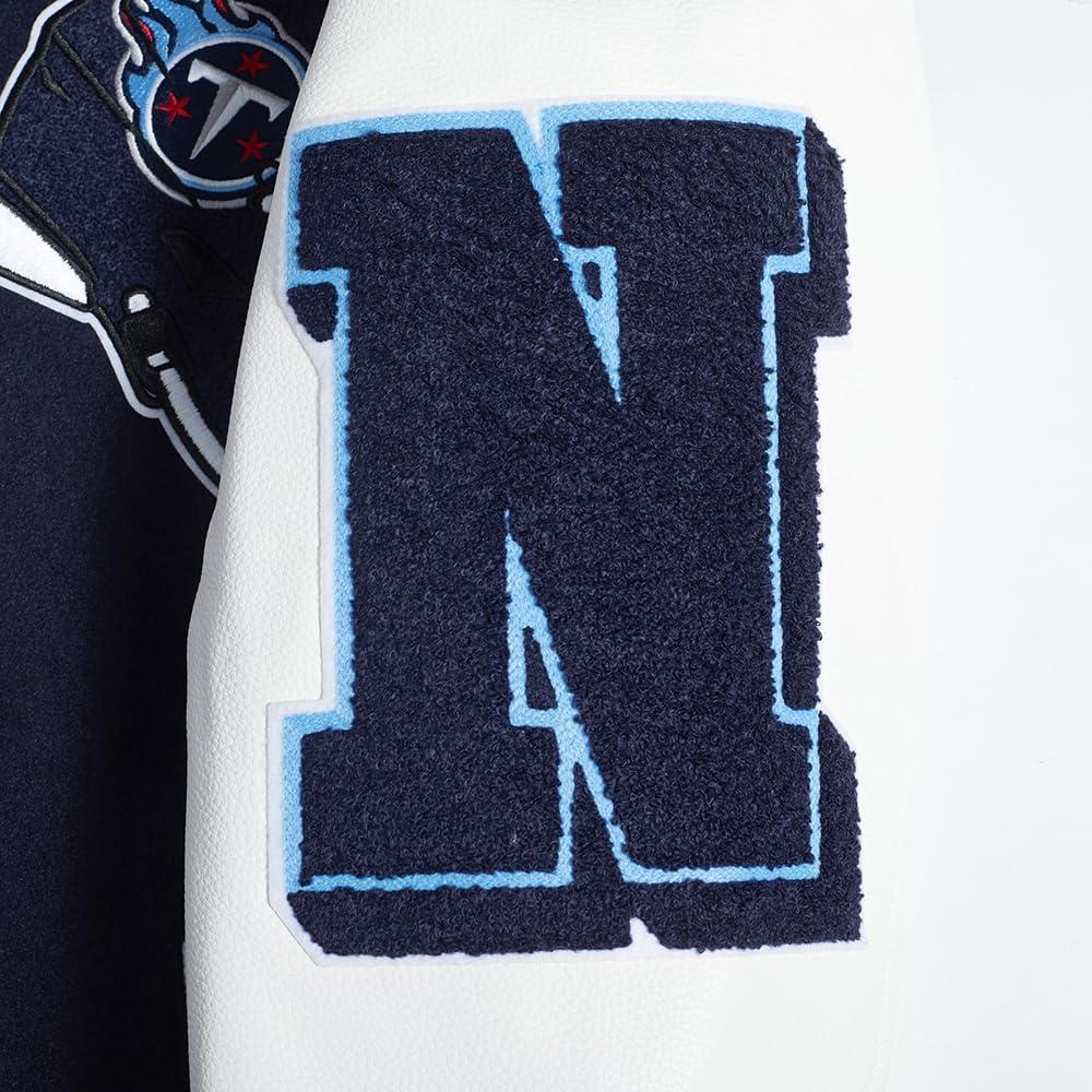 imagePro Standard Mens NFL Mash Up Varsity JacketBlue