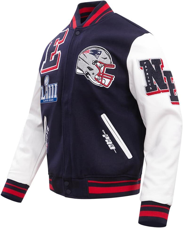 imagePro Standard Mens NFL Mash Up Varsity JacketBlue