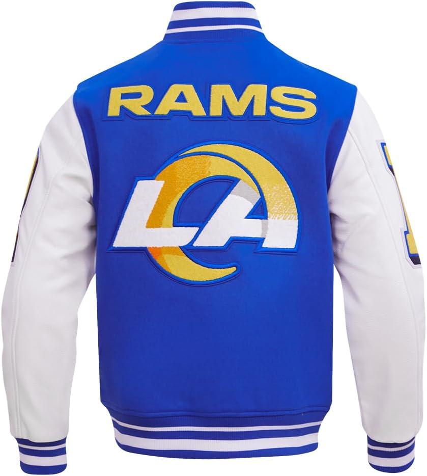 imagePro Standard Mens NFL Mash Up Varsity JacketBlue
