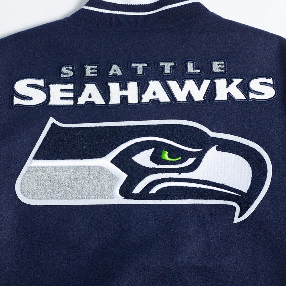imagePro Standard Mens NFL Mash Up Varsity JacketBlue