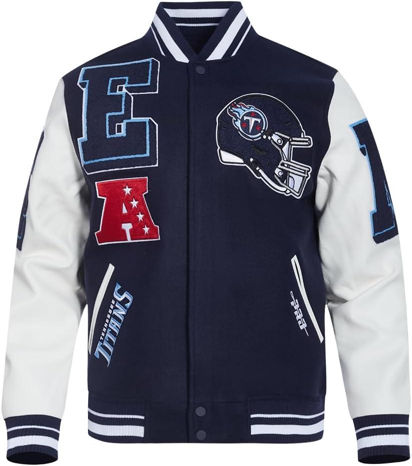 imagePro Standard Mens NFL Mash Up Varsity JacketBlue