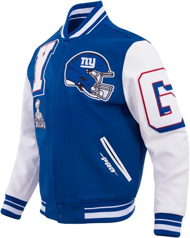 imagePro Standard Mens NFL Mash Up Varsity JacketBlue