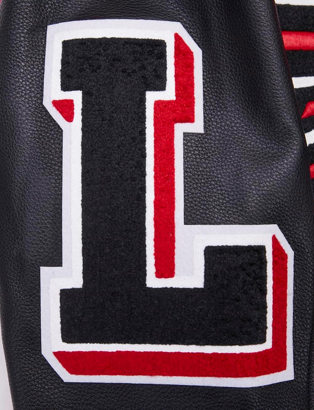 imagePro Standard Mens NFL Mash Up Varsity JacketRed