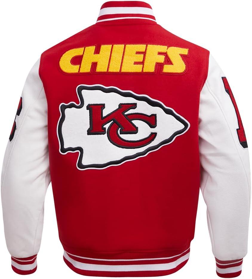 imagePro Standard Mens NFL Mash Up Varsity JacketRed