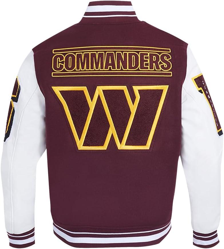 imagePro Standard Mens NFL Mash Up Varsity JacketRed