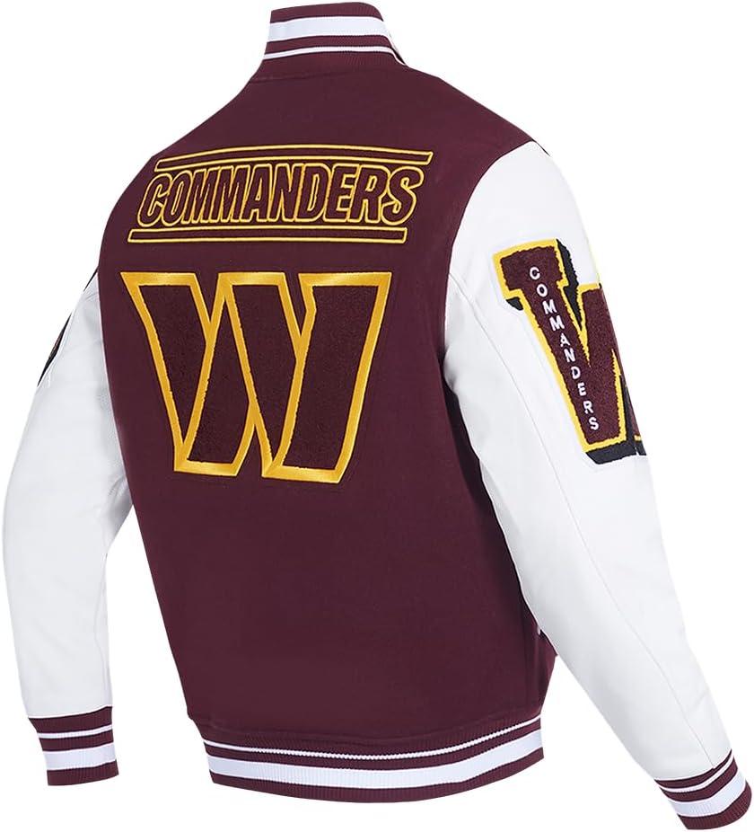 imagePro Standard Mens NFL Mash Up Varsity JacketRed