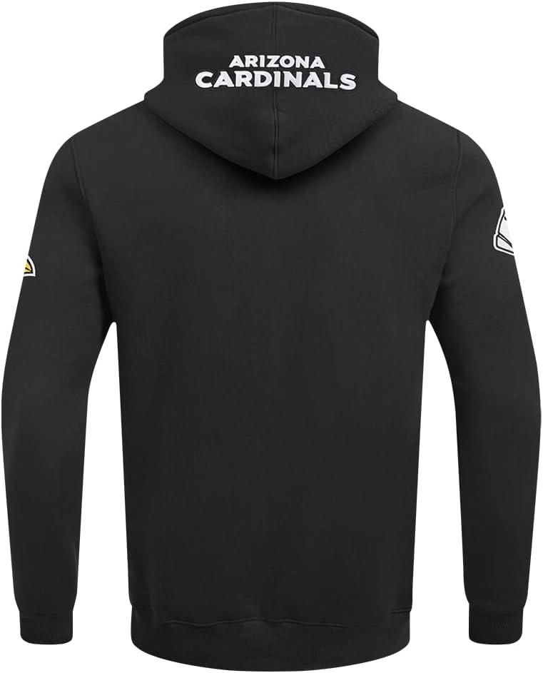 imagePro Standard Mens NFL Old English Brushed Back French Terry Pull Over HoodieBlack