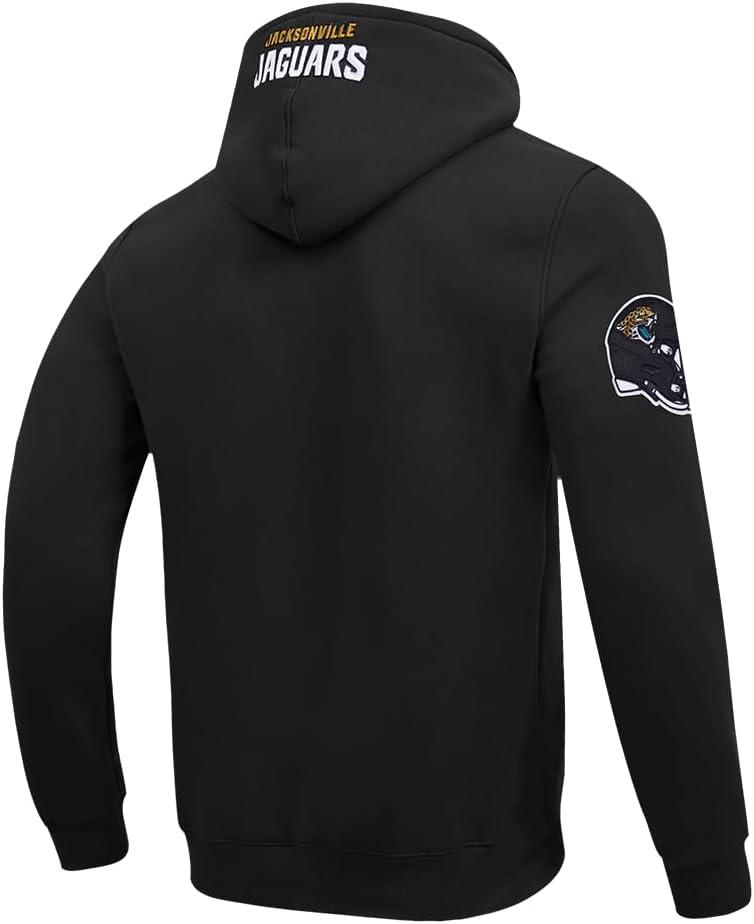 imagePro Standard Mens NFL Old English Brushed Back French Terry Pull Over HoodieBlack