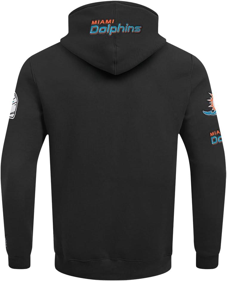 imagePro Standard Mens NFL Old English Brushed Back French Terry Pull Over HoodieBlack