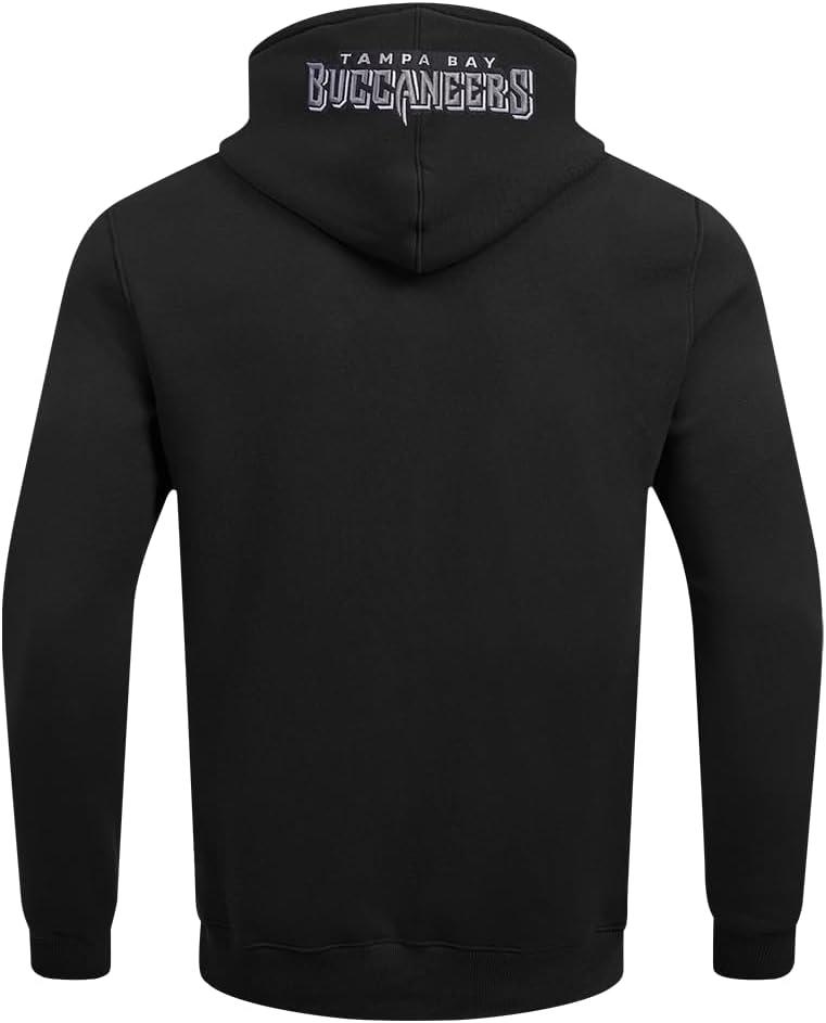 imagePro Standard Mens NFL Old English Brushed Back French Terry Pull Over HoodieBlack