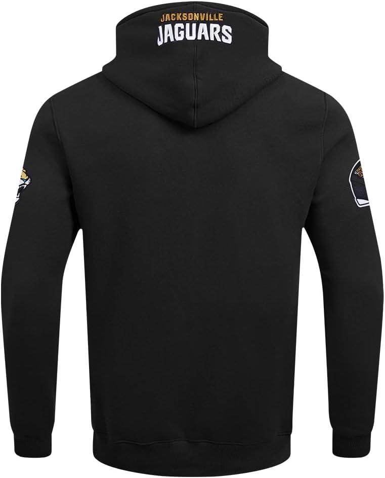 imagePro Standard Mens NFL Old English Brushed Back French Terry Pull Over HoodieBlack