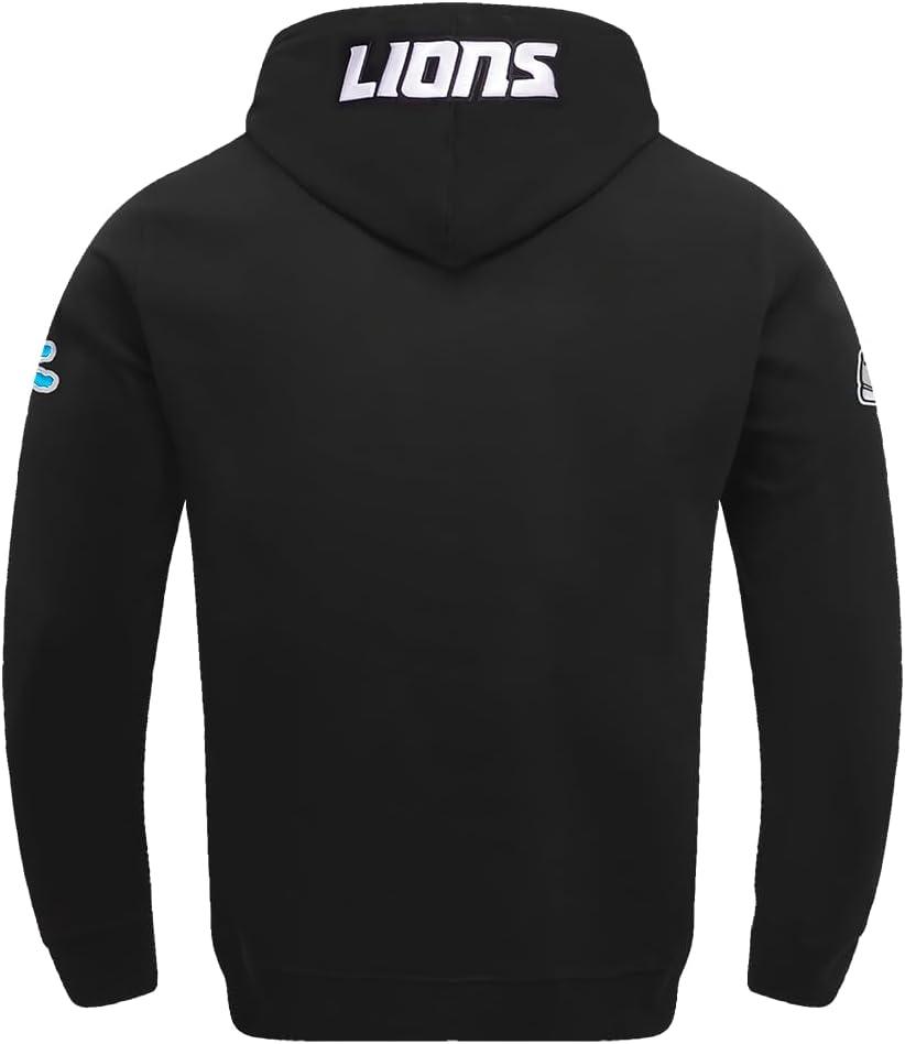 imagePro Standard Mens NFL Old English Brushed Back French Terry Pull Over HoodieBlack