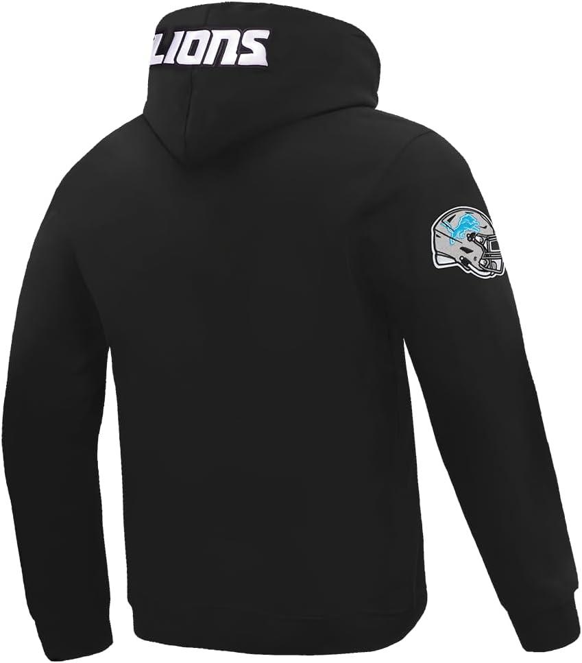 imagePro Standard Mens NFL Old English Brushed Back French Terry Pull Over HoodieBlack