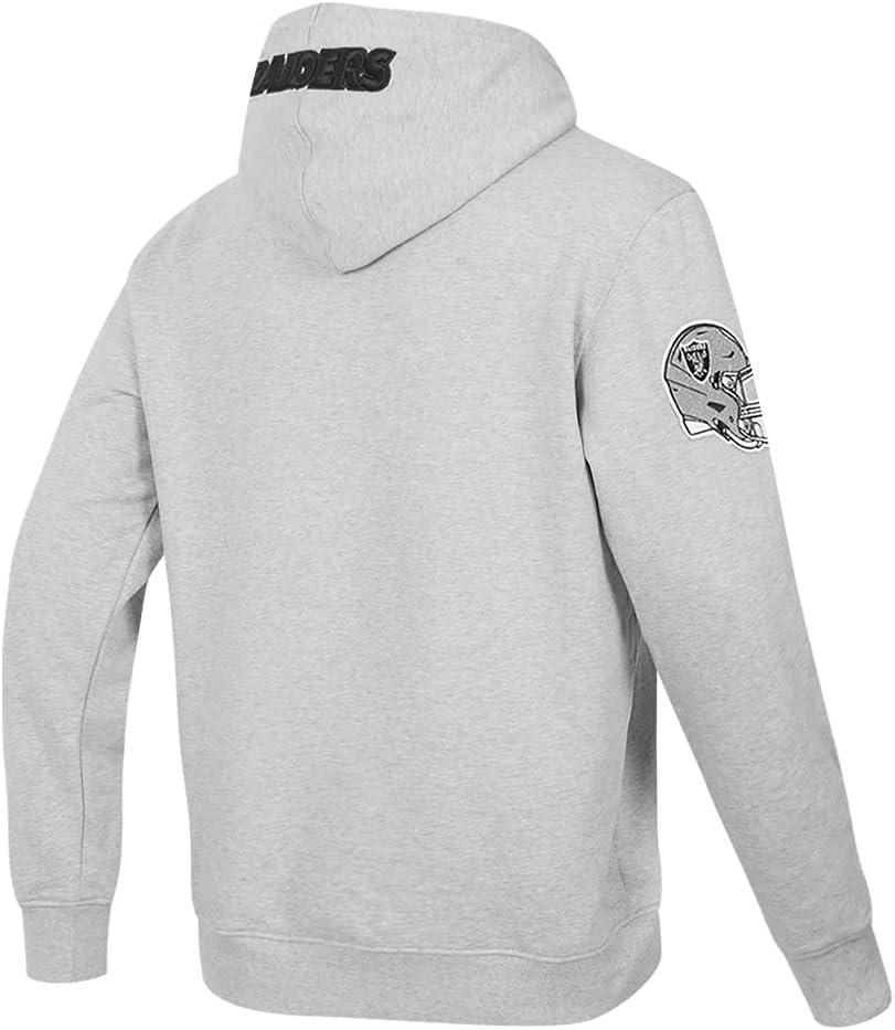 imagePro Standard Mens NFL Old English Brushed Back French Terry Pull Over HoodieGrey