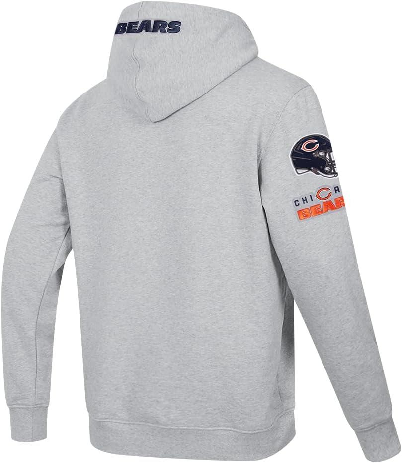 imagePro Standard Mens NFL Old English Brushed Back French Terry Pull Over HoodieHeather Grey