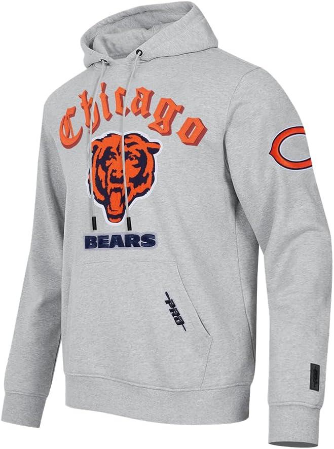 imagePro Standard Mens NFL Old English Brushed Back French Terry Pull Over HoodieHeather Grey