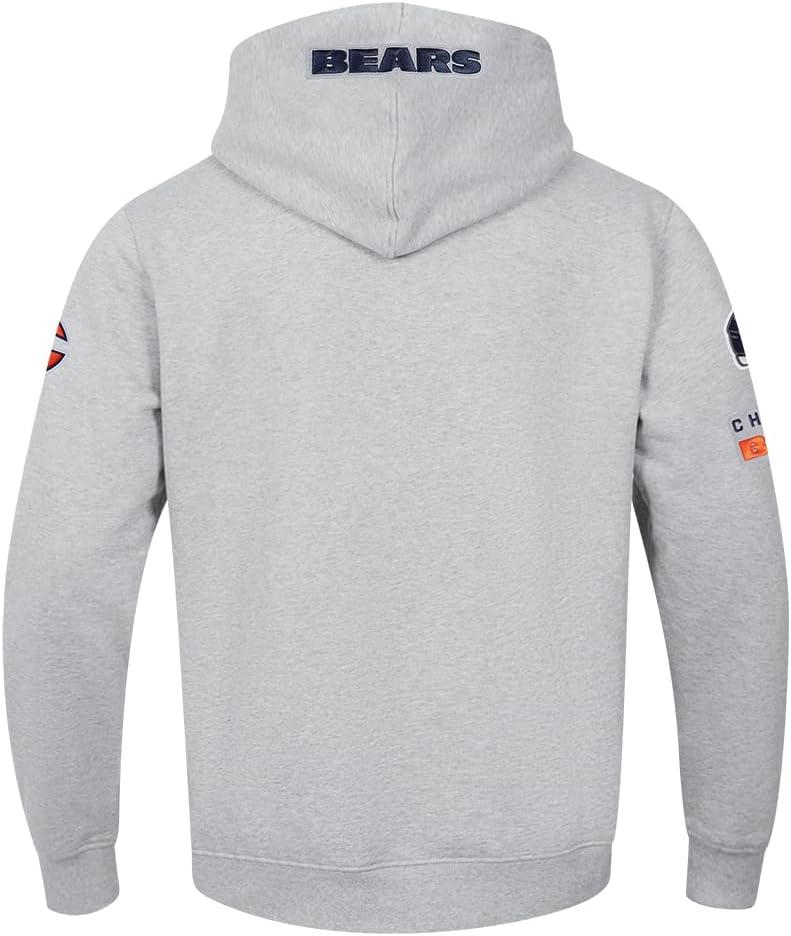 imagePro Standard Mens NFL Old English Brushed Back French Terry Pull Over HoodieHeather Grey