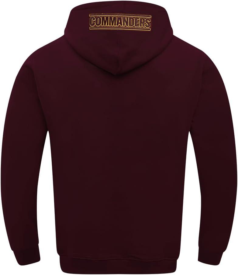 imagePro Standard Mens NFL Old English Brushed Back French Terry Pull Over HoodieRed