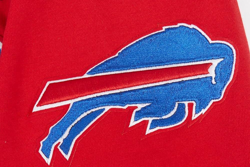 imagePro Standard Mens NFL Old English Brushed Back French Terry Pull Over HoodieRed