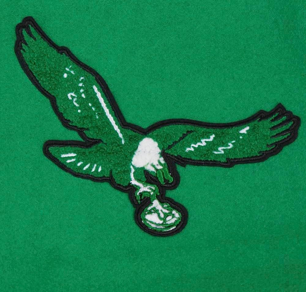 imagePro Standard Mens NFL Old English Varsity JacketGreen