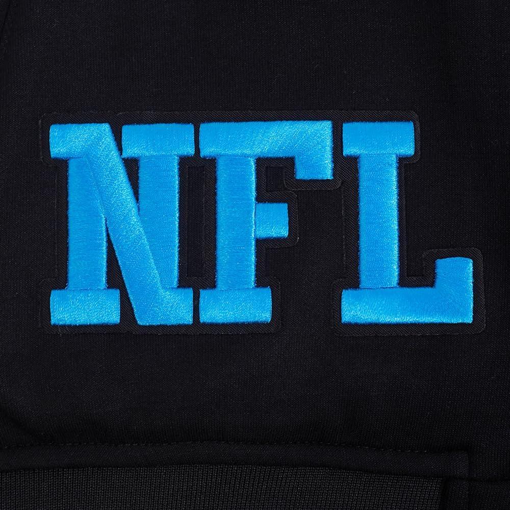 imagePro Standard Mens NFL Pro Game Day Jacket Double Knit JacketBlackSilverWhite