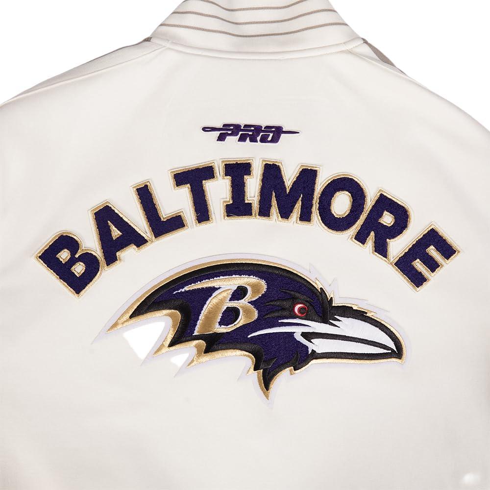 imagePro Standard Mens NFL Pro Game Day Jacket Double Knit JacketEggshellTaupeEggshell