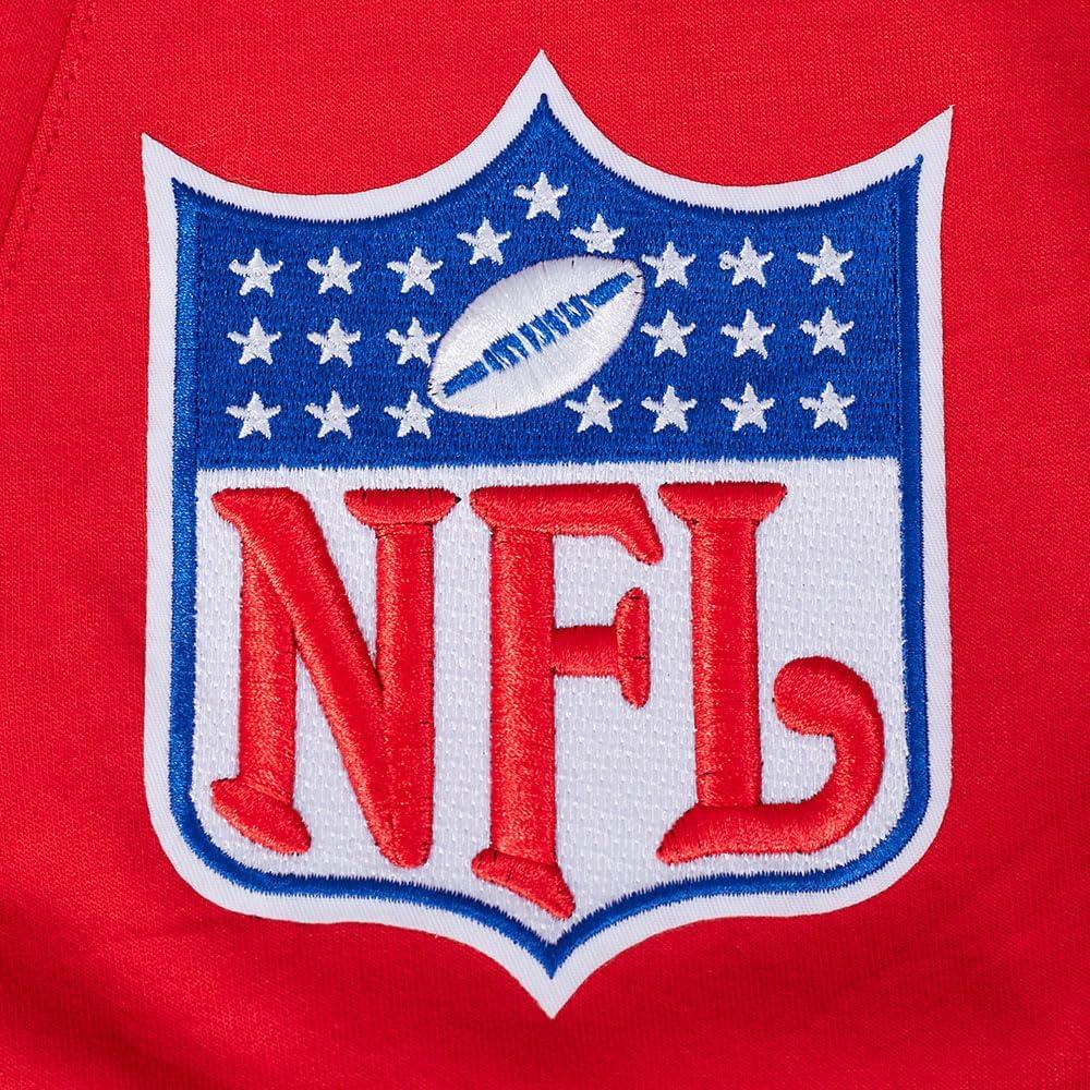 imagePro Standard Mens NFL Pro Game Day Jacket Double Knit JacketRedBlackWhite