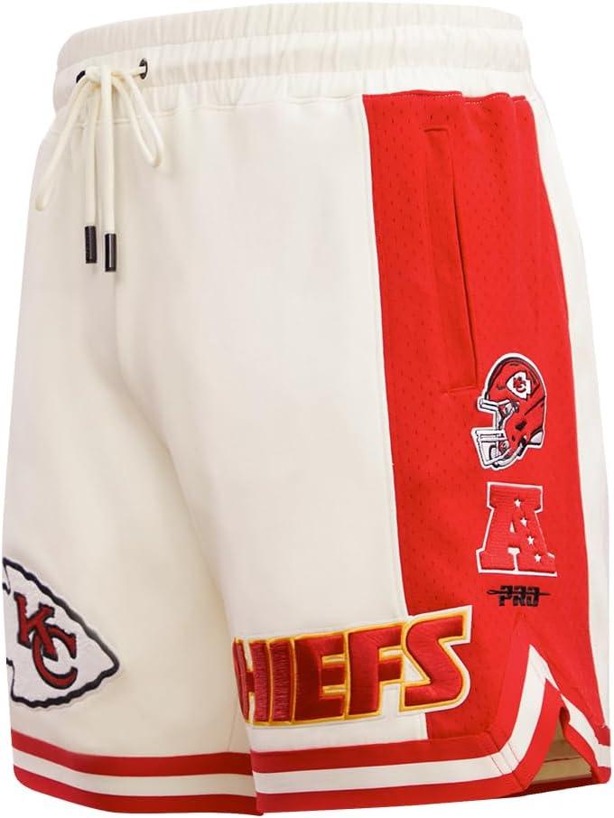 imagePro Standard Mens NFL Retro Classics Athletic ShortEggshell Red