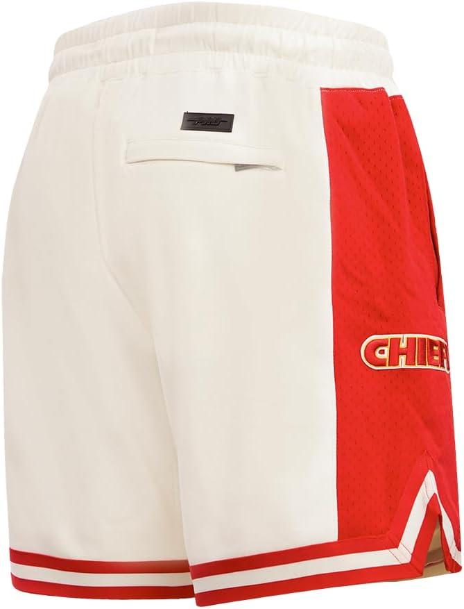 imagePro Standard Mens NFL Retro Classics Athletic ShortEggshell Red