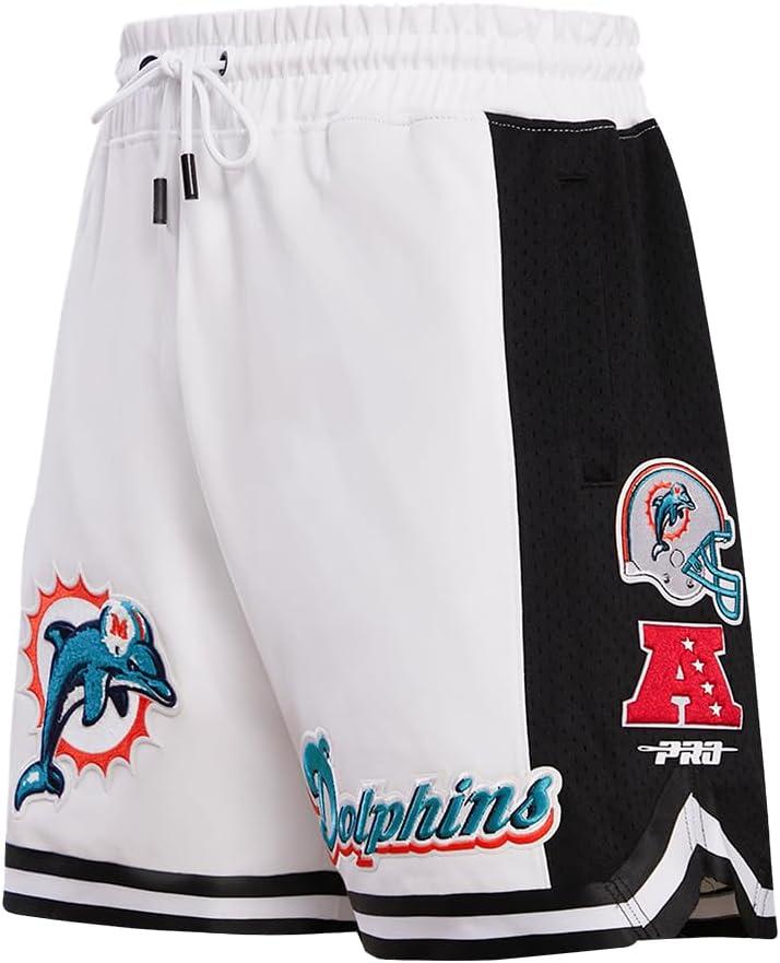 imagePro Standard Mens NFL Retro Classics Athletic ShortWhiteBlack