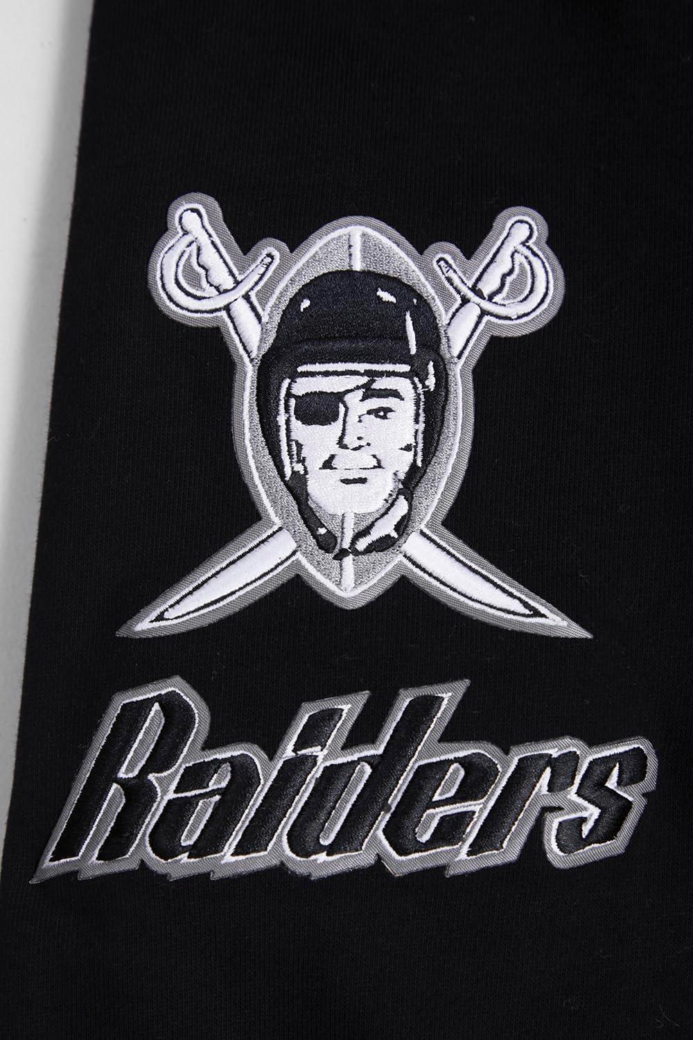 imagePro Standard Mens NFL Retro Classics Brushed Back French Terry Pull Over HoodieBlackGray