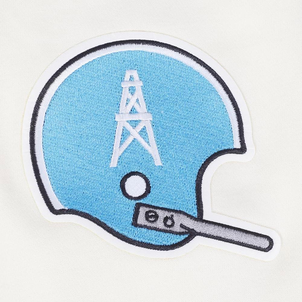 imagePro Standard Mens NFL Retro Classics Brushed Back French Terry Pull Over HoodieEggshell University Blue