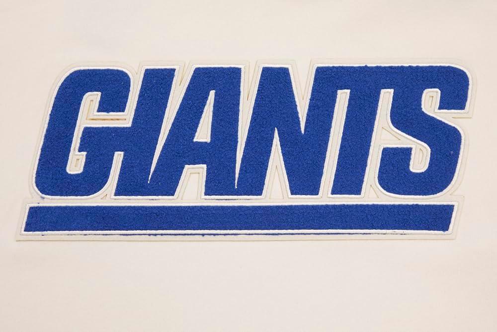 imagePro Standard Mens NFL Retro Classics Brushed Back French Terry Pull Over HoodieEggshellDodger Blue
